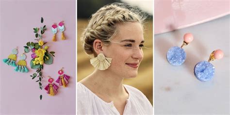 Id Es Diy Pour Faire Des Boucles D Oreilles Marie Claire