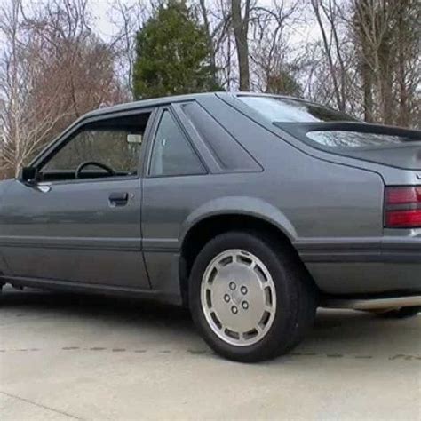 Dark Gray 1986 Ford Mustang