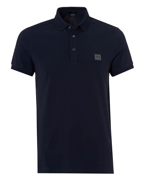 Hugo Boss Orange Mens Passenger Polo Navy Short Sleeve Polo Shirt