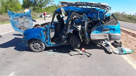 Fatal accidente en Ruta 12 murió un hombre internado y son dos las