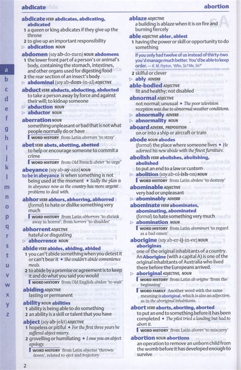 English Dictionary Pages at Della Gonzales blog