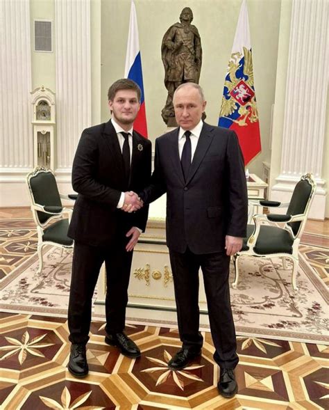 АЗОВ South on Twitter Putin met with Kadyrov son and discussed the