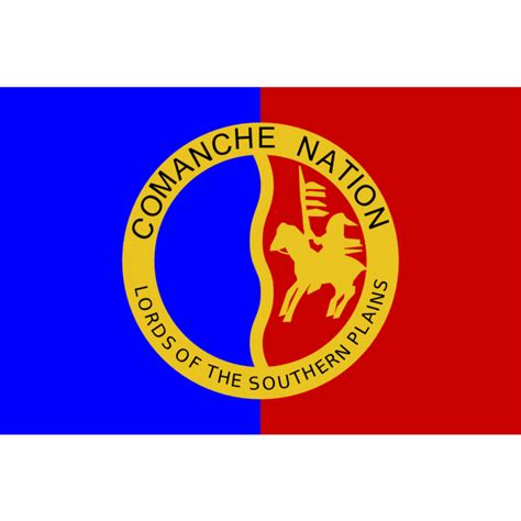 Flag Comanche Nation Landscape Flag 135m² 145sqft 90x150cm