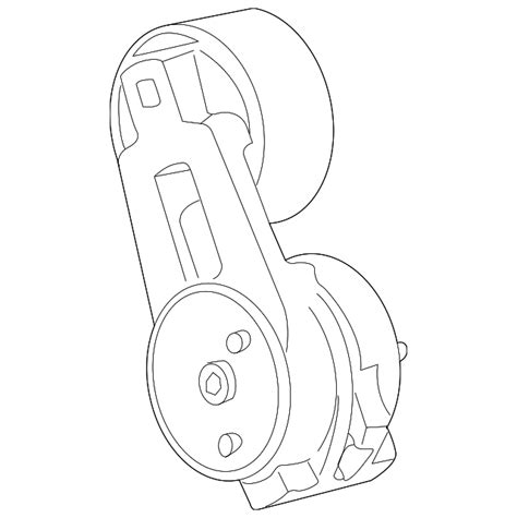 2002 2008 Jaguar Serpentine Tensioner C2s45579 Oem Parts Online