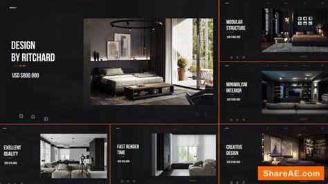 Videohive Real Estate Interior Design Slideshow Free After Effects