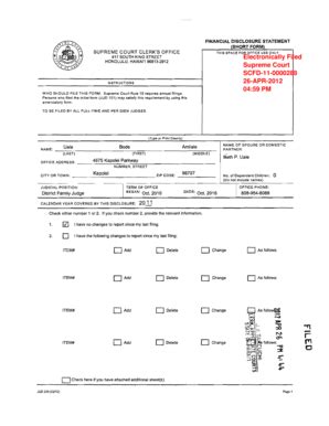 Fillable Online Courts State Hi Judiciary Helpful Information And