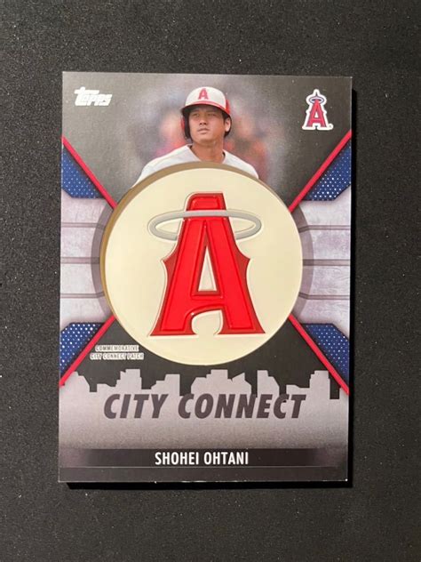 Topps City Connect Cap Patch Commemorative Card Shohei