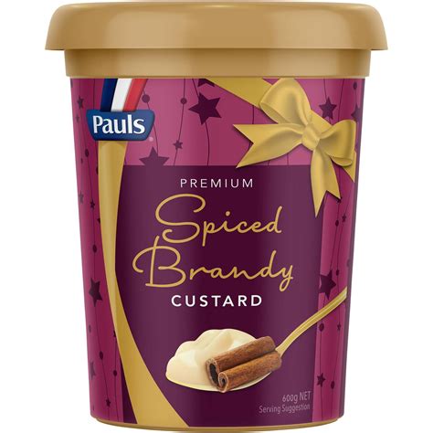 Pauls Spiced Brandy Custard Premium Custard G Woolworths