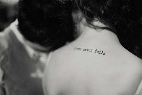 Best Tattoos For Men: Love Never Fails Tattoo