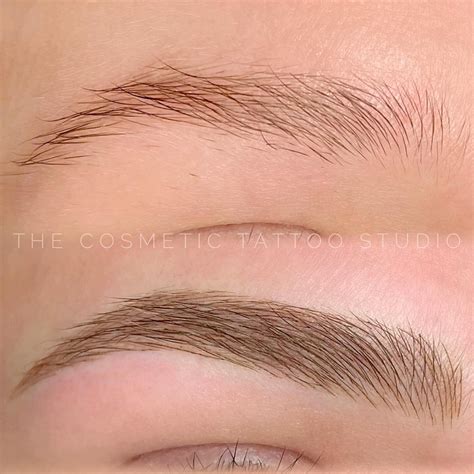 Eyebrow Tattoo Feathering