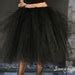 Virgin Black Romance Tutu Skirt Trash Dance Extra Poofy Knee Length