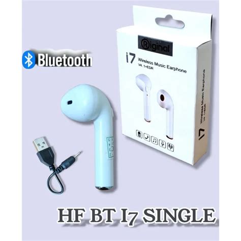 Headseat Hansfree Earphone Bluetooth Wireless I7 Single Headset 1