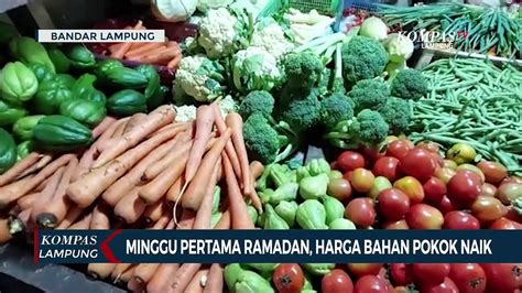 Harga Bahan Pokok Di Minggu Pertama Ramadan Video Dailymotion