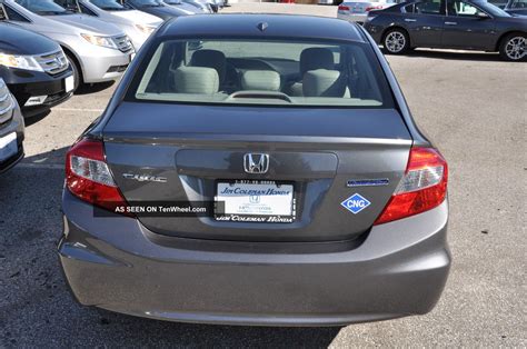 2012 Honda Civic Gx Cng Navi Natural Gas Accepting Offers