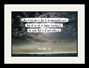 Amazon Wesellphotos Bible Verse Wall Art Now To Him Who Is Able