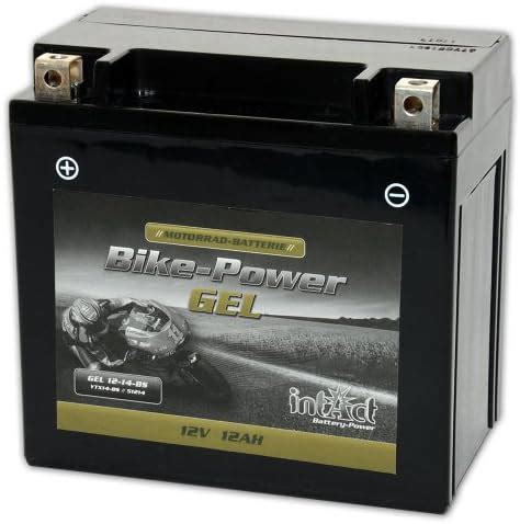 Intact Gel Motorradbatterie Bike Power Gel Bs Ersetzt Ytx Bs