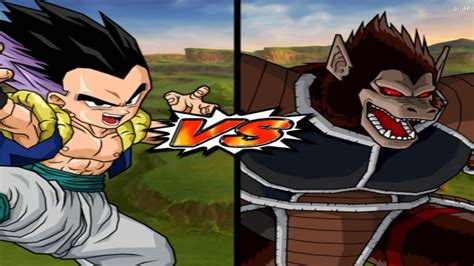 Gotenks Vs Raditz Oozaru Dragon Ball Z Budokai Tenkaichi 4 Youtube