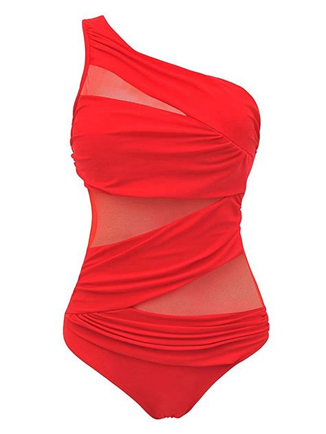 Hirigin Women One Piece Monokini Bikini Push Up Halter Strap Swimsuit Bathing Suit Swimwear