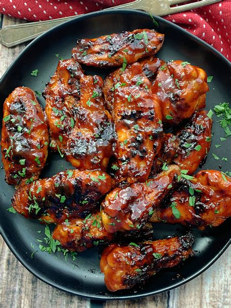 Grilled Spicy Bbq Chicken Wings A Gouda Life