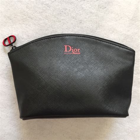 Dior | Bags | Christian Dior Beaute Black Makeup Bag Pouch | Poshmark