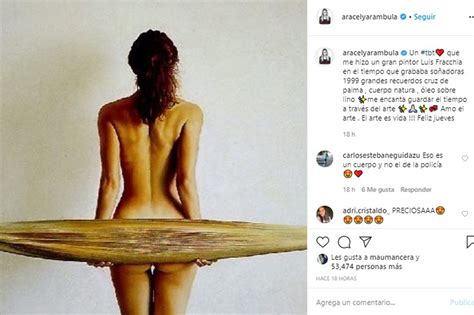 El Desnudo Artístico De Aracely Arámbula La Ex De Luis Miguel