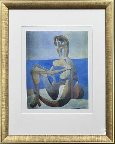 PABLO PICASSO Efter Färglitografi Konst Grafik Auctionet