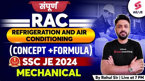 Ssc Je Mechanical Engineering Complete Ssc Je Rac In One Shot