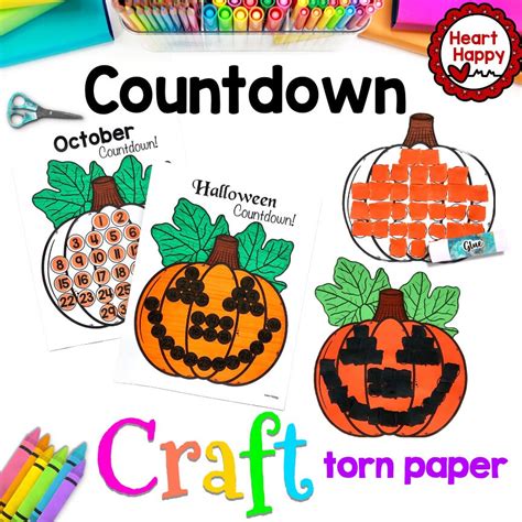 Halloween Pumpkin Craft, Kids Printable Craft Template, Fall Craft ...