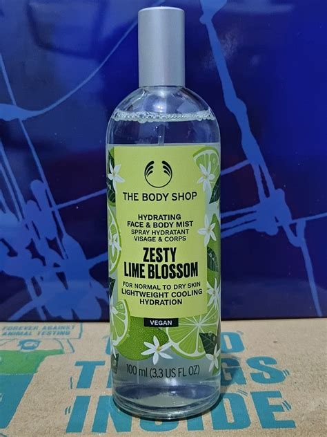 Freeong The Body Shop Zesty Lime Blossom Face Body Mist On Carousell