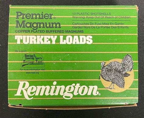 Remington Premier Magnum Turkey Loads Shotshells 20 Gauge 10 Rounds