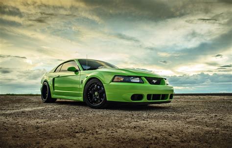 Wallpaper Mustang Ford Green Cobra SVT Images For Desktop Section