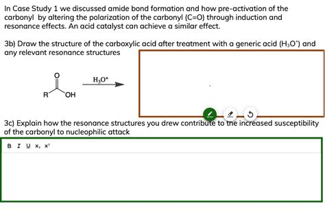 SOLVED: In Case Study 1, we discussed amide bond formation and how pre ...