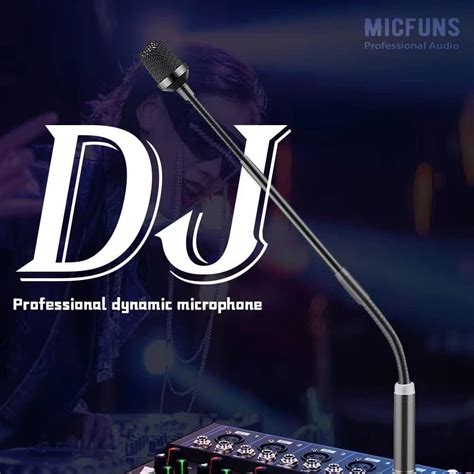 micfuns Professional Dynamic bob Barker Microphone for DJ Mixer ...