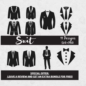 Suit Svg Bundle Svg Files For Cricut Suit Cut File Suits Svg Suit