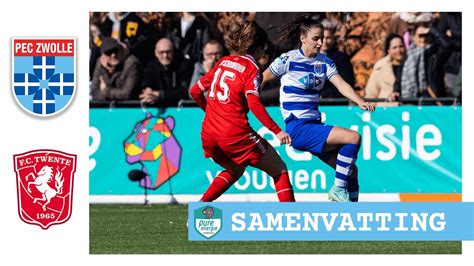 Samenvatting PEC Zwolle Vrouwen FC Twente Vrouwen Vrouwen