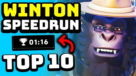 Top Winston Speedrun Recruit Hero Mastery Youtube