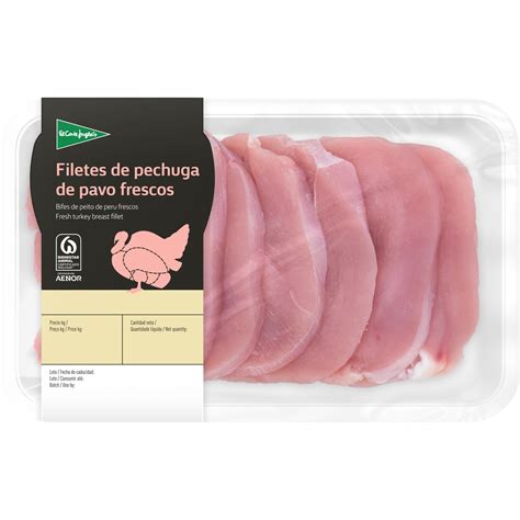 Comprar Filetes De Pechuga De Pavo Frescos Peso Aproximado Bandeja 600