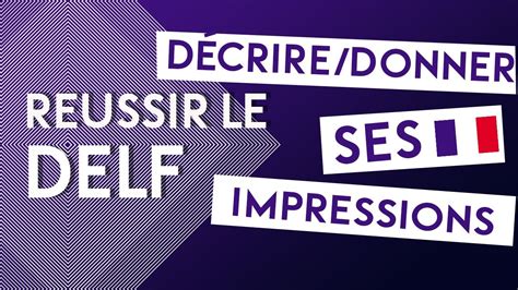 décrire donner ses impressions YouTube