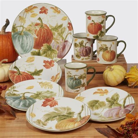 Autumn Harvest Dinnerware Set Of 6 Wayfair