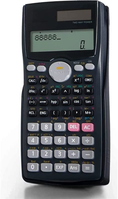 Calculatrice Scientifique 401Funtions Solaire Et Batterie Calculatrice