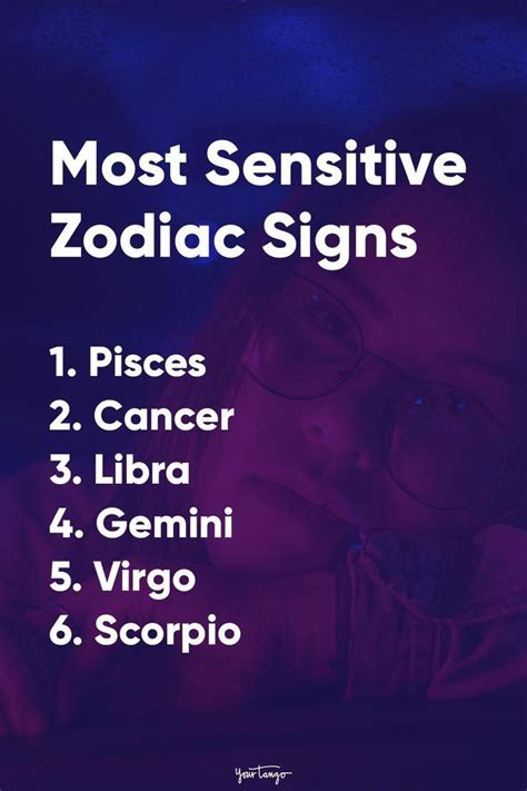 Sensitive Zodiac Signs Ranked From Most To Least Emotional Artofit