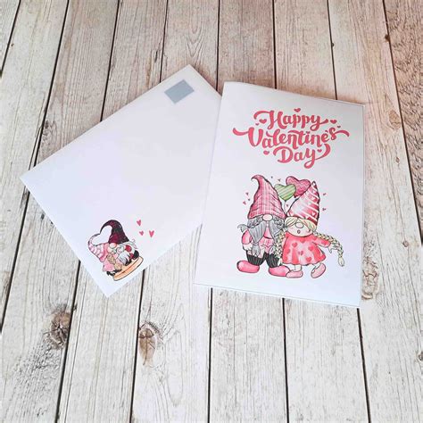 Diy Valentines Card And Envelope Printable Start Crochet