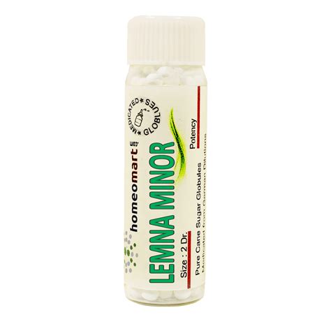 Lemna Minor Homeopathy 2 Dram Pellets 6c 30c 200c 1m 10m