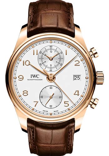 IWC Portuguese Chronograph Classic - Red gold Watches