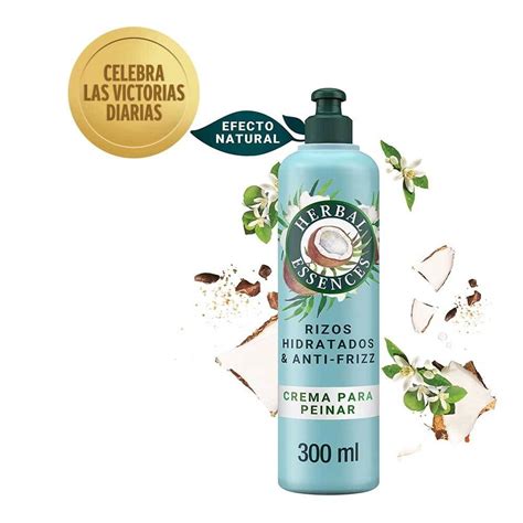 Crema Para Peinar Herbal Essences Agua De Coco Rizos Hidratados Y Anti