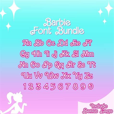 Retro Barbi Font Vintage Nostalgic Barbi Fontfont Bundle 1970s To