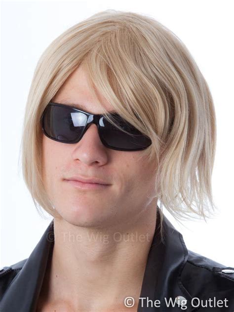 Celebrity Idol Brad Pitt Keith Urbankurt Cobain Style Blonde Costume Wig High Quality Classic