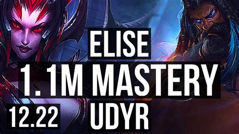 Elise Vs Udyr Jng 1618 Legendary 500 Games 11m Mastery Kr