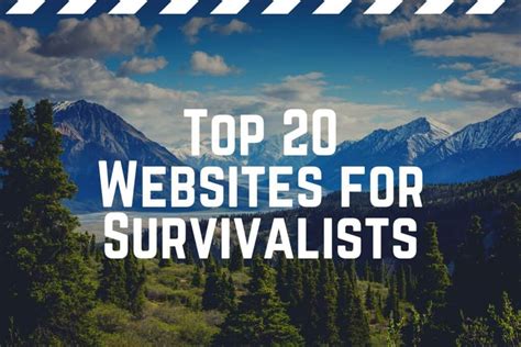 Top 20 Websites for Survivalists – Tips For Survivalists