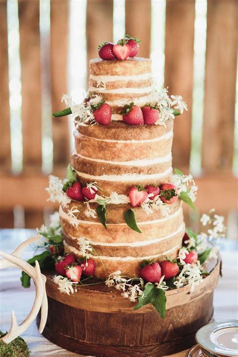 Beautiful Naked Wedding Cake Ideas For Elegantweddinginvites